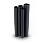 مواسير HDPE PE 100 ضغط 6 بار قطر خارجي 315 مم سمك 17.9 مم لون أسود