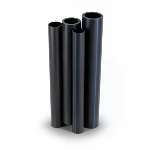 مواسير HDPE PE 100 ضغط 6 بار قطر خارجي 315 مم سمك 17.9 مم لون أسود