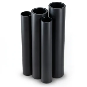 أنابيب HDPE PE 100 ضغط 6 بار قطر خارجي 500 مم سمك 28.4 مم لون أسود