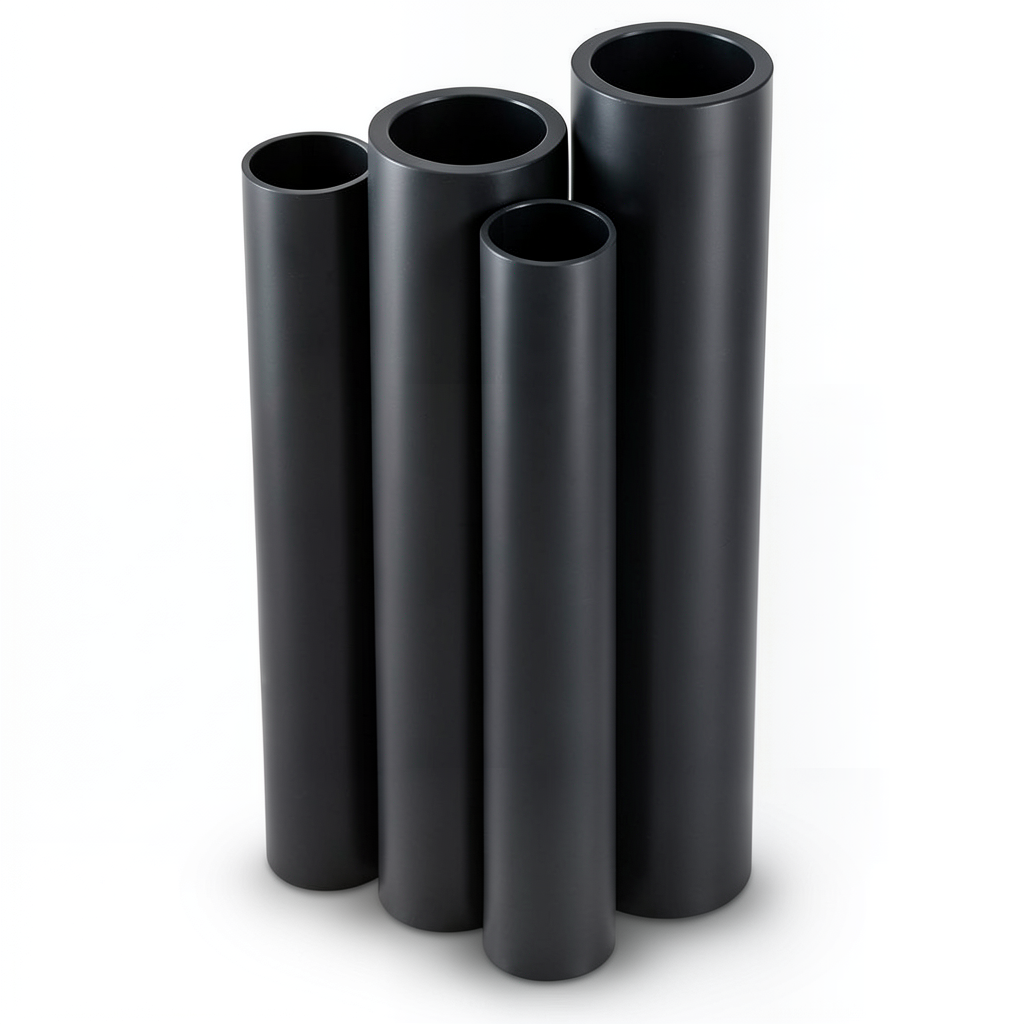 HDPE Pipes PE 100 Pressure 6 Bar Outside Diameter 500 mm Thickness 28.4 mm Black