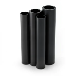أنابيب HDPE PE 100 ضغط 6 بار قطر خارجي 630 مم سمك 35.8 مم لون أسود