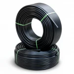 أنابيب HDPE نيبروبلاست PE 100 ضغط 10 بار قطر خارجي 32 مم سمك 1.9 مم لون اسود
