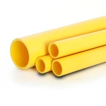 أنابيب HDPE الراجحي PE 100 ضغط 10 بار قطر خارجي 140 مم سمك 12.7 مم لون أصفر