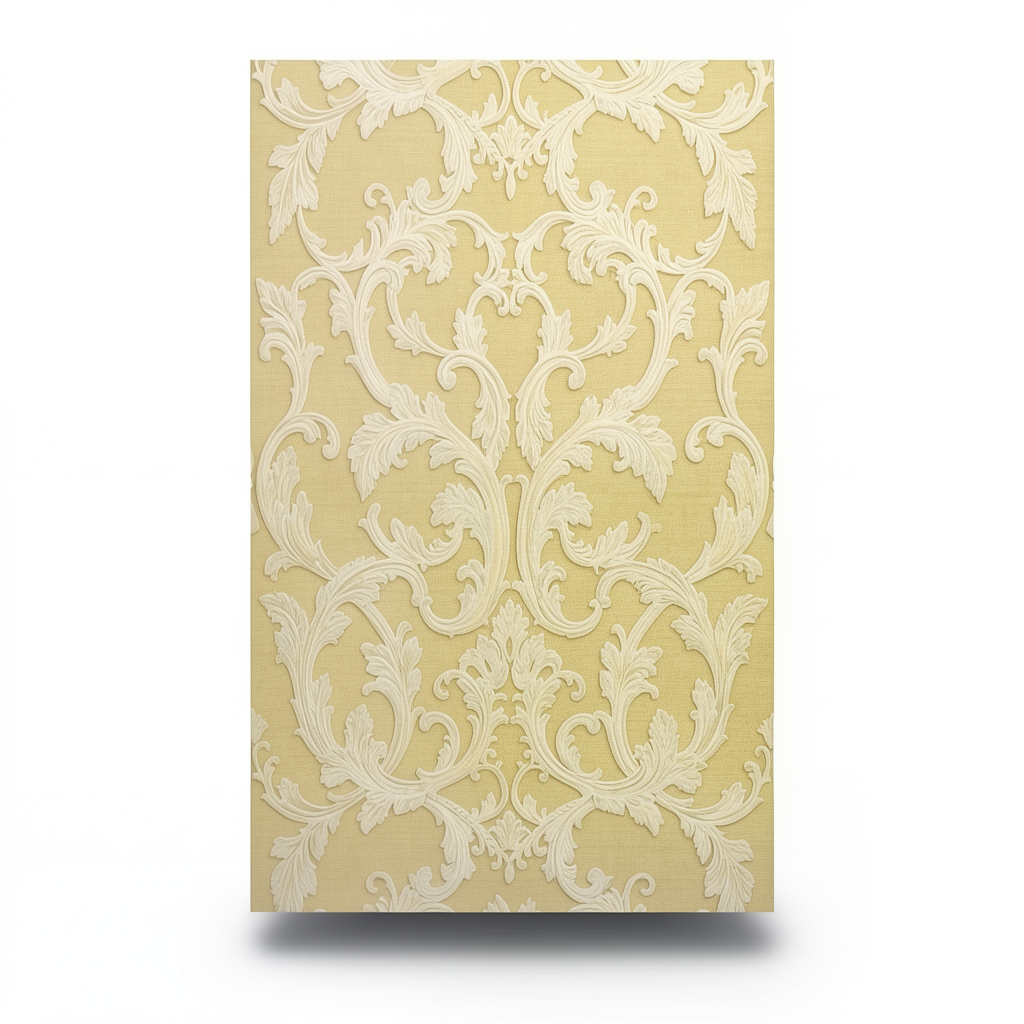 Italian Wall Covering 10m x 0.73m Yellowish Beige, Model 24034