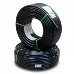 أنابيب HDPE  نيبروبلاست PE 80 ضغط 8 بار قطر خارجي 40 مم سمك 2.4 مم لون اسود