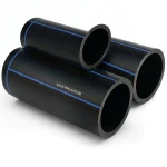 SPS HDPE Pipes PE 100 Pressure 6 Bar Outside Diameter 250 mm Thickness 9.6 mm Black | Saudi Pipes Systems (SPS)