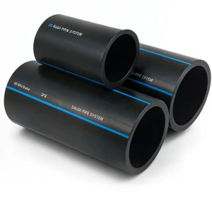 SPS HDPE Pipes PE 100 Pressure 10 Bar Outside Diameter 250 mm Thickness 14.8 mm Black | Saudi Pipes Systems (SPS)