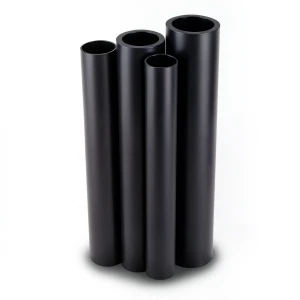 مواسير HDPE PE 100 ضغط 10 بار قطر خارجي 160 مم سمك 14.6 مم لون أسود