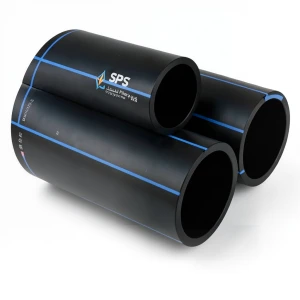 SPS HDPE Pipes PE 100 Pressure 16 Bar Outside Diameter 225 mm Thickness 20.5 mm Black | Saudi Pipes Systems (SPS)