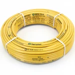 أنابيب HDPE نيبروبلاست PE 100 ضغط 16 بار قطر خارجي 20 مم سمك 1.9 مم لون أصفر 