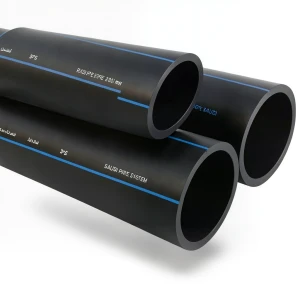 SPS HDPE Pipe PE 100 Pressure 6 Bar Outside Diameter 280 mm Thickness 10.7 mm Black | Saudi Pipes Systems (SPS)