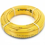 أنابيب HDPE نيبروبلاست PE 100 ضغط 16 بار قطر خارجي 63 مم سمك 5.8 مم لون أصفر 