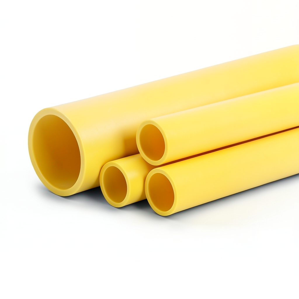 HDPE Pipes PE 100 Pressure 10 Bar 180 mm OD Thickness 16.4 mm Yellow