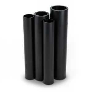 مواسير HDPE PE 80 ضغط 8 بار قطر خارجي 180 مم سمك 16.4 مم لون اسود