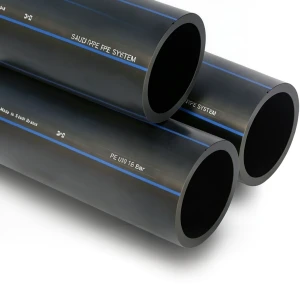 SPS HDPE Pipes PE 100 Pressure 16 Bar OD 280 mm Thickness 25.4 mm Black | Saudi Pipes Systems (SPS)