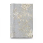 Italian Wallpaper Floral Design 10m x 0.73m Gray Beige