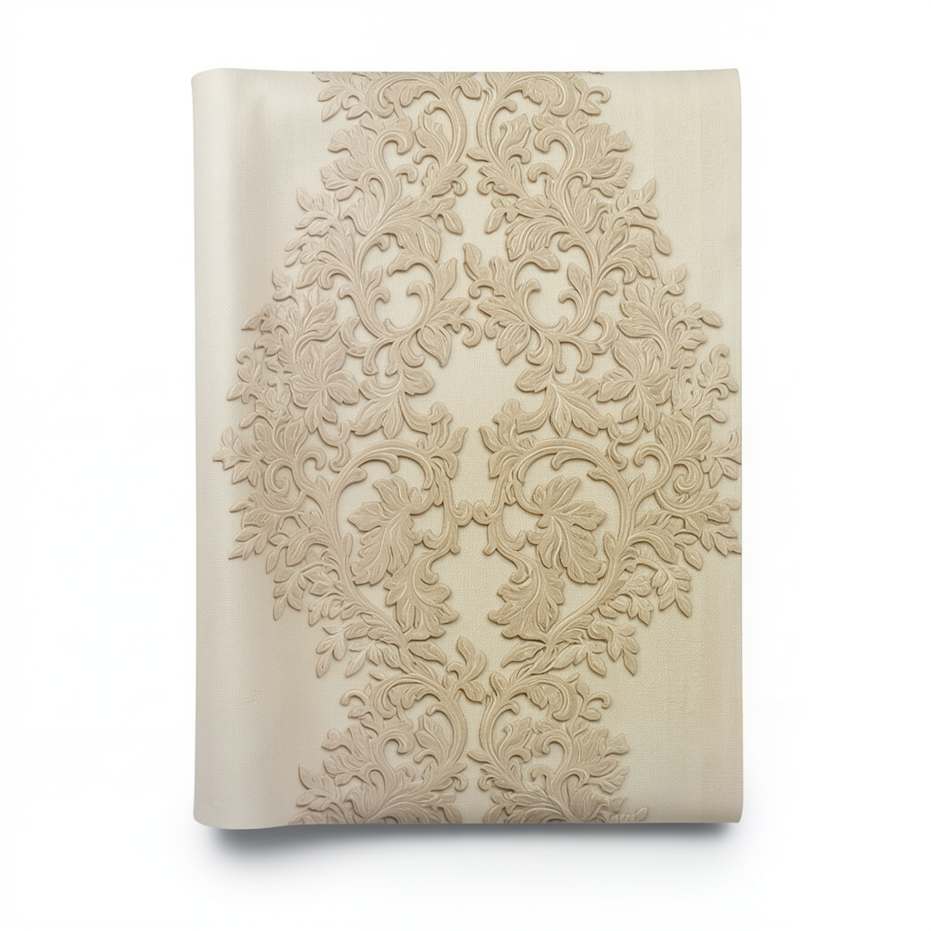 Italian Wallpaper Classic Design 10m×0.70m Beige Color, Model 13004