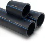 أنابيب HDPE SPS PE 100 ضغط 10 بار قطر خارجي 280 مم سمك 16.6 مم أسود | مصنع أنظمة الانابيب السعودي (SPS)