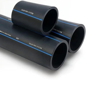 أنابيب HDPE SPS PE 100 ضغط 10 بار قطر خارجي 280 مم سمك 16.6 مم أسود | مصنع أنظمة الانابيب السعودي (SPS)
