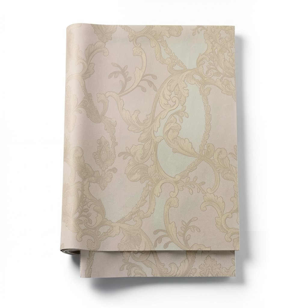 Classic Wall Covering Length 10m, Light Brown Color