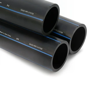 أنابيب SPS HDPE PE 100 ضغط 16 بار قطر خارجي 280 مم سمك 25.4 مم أسود | مصنع أنظمة الانابيب السعودي (SPS)