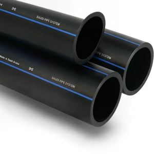 أنابيب HDPE السعودي PE 100 ضغط 6 بار قطر خارجي 315 مم سمك 12.1 مم لون أسود | مصنع أنظمة الانابيب السعودي (SPS)