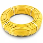أنابيب HDPE نيبروبلاست PE 100 ضغط 16 بار قطر خارجي 110 مم سمك 10 مم لون أصفر 