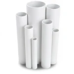 مواسير UPVC ضغط 6 بار قطر خارجي 140 مم سمك 4.1 مم لون أبيض