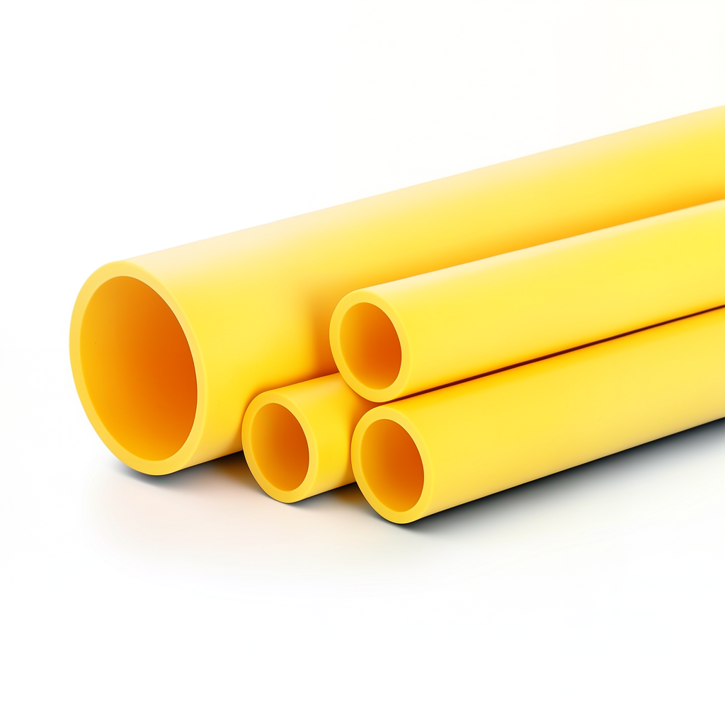 مواسير HDPE الراجحي PE 80 ضغط 8 بار قطر خارجي 140 مم سمك 12.7 مم لون أصفر