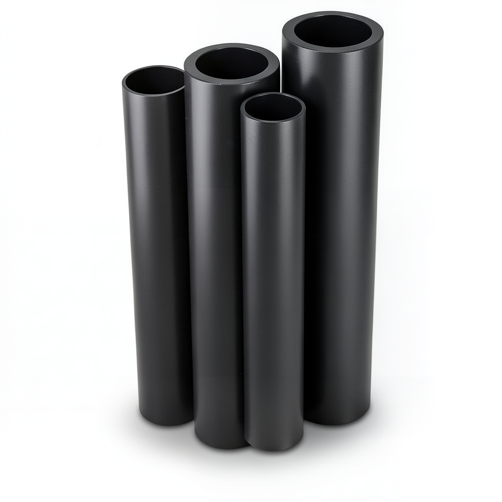 HDPE Pipes PE 100 Pressure 10 Bar Outside Diameter 160 mm Thickness 14.6 mm Black