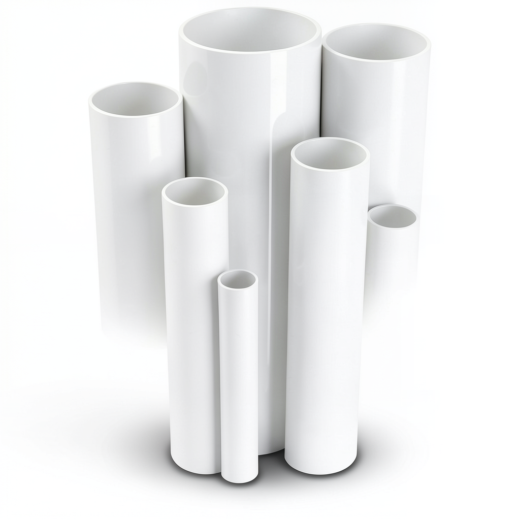 UPVC Pipes Nominal Pressure 2.5 Bar Outside Diameter 630 mm Thickness 5 mm White