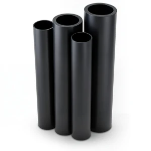 HDPE Pipes PE 80 Pressure 8 Bar Outside Diameter 160 mm Thickness 14.6 mm Black