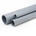 مواسير UPVC الخام الوطنى ضغط 4 بار  قطر خارجي 200 مم سمك 4 مم لون رمادي