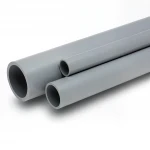مواسير UPVC الخام الوطني ضغط 10 بار  قطر خارجي 25 مم سمك 1.5 مم لون رمادي