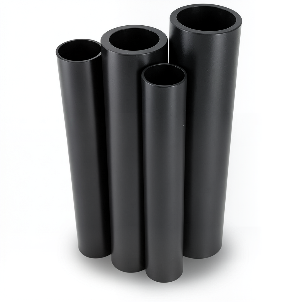 مواسير HDPE الراجحي PE 100 ضغط 10 بار قطر خارجي 180 مم سمك 16.4 مم اسود