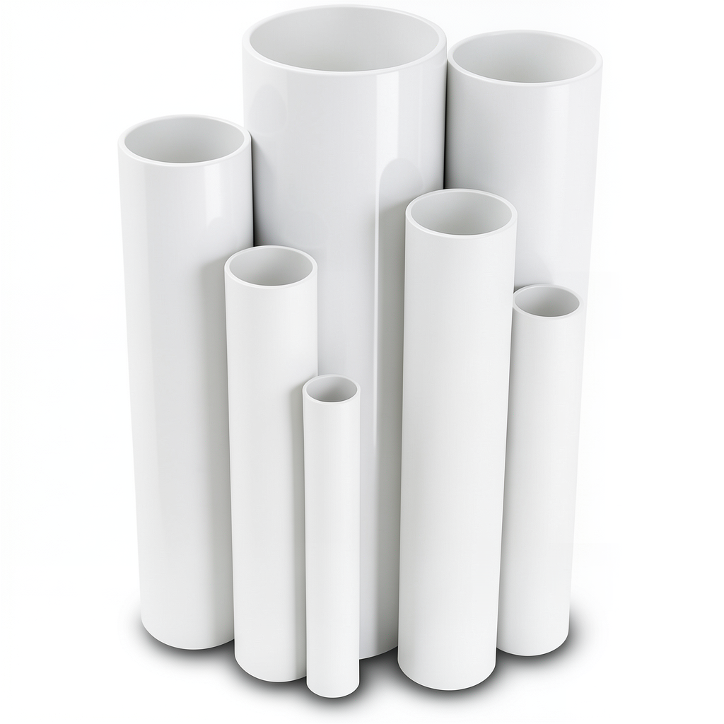 UPVC Pipes Pressure 2.5 Bar Outside Diameter 800 mm Thickness 6.4 mm White