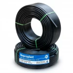 أنابيب HDPE  نيبروبلاست PE 80 ضغط 8 بار قطر خارجي 40 مم سمك 2.4 مم لون اسود