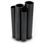 مواسير HDPE PE 80 ضغط 8 بار قطر خارجي 180 مم سمك 16.4 مم لون اسود