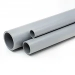 مواسير UPVC الخام الوطني ضغط 10 بار  قطر خارجي 32 مم سمك 1.8 مم لون رمادي