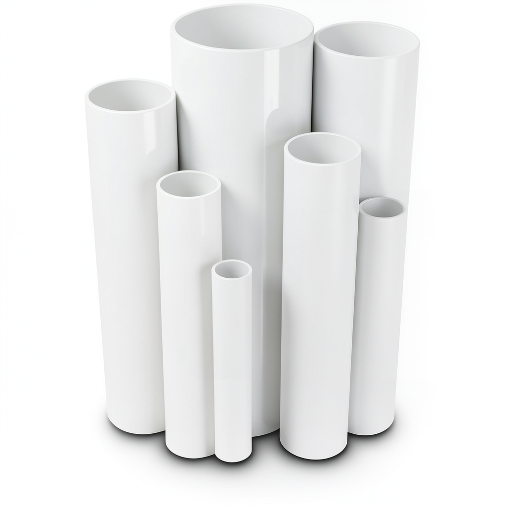 UPVC Pipes Nominal Pressure 4 Bar Outside Diameter 710 mm Thickness 14 mm White