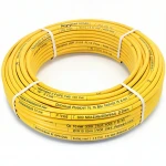 أنابيب HDPE نيبروبلاست PE 100 ضغط 16 بار قطر خارجي 20 مم سمك 1.9 مم لون أصفر 