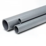 مواسير UPVC الخام الوطني ضغط 10 بار  قطر خارجي 50 مم سمك 2.4 مم لون رمادي