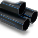 SPS HDPE Pipes PE 100 Pressure 6 Bar Outside Diameter 355 mm Thickness 13.6 mm Black | Saudi Pipes Systems (SPS)