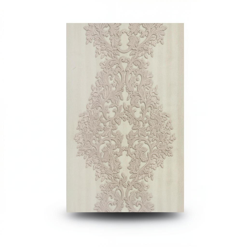 Classic Wallpaper 10m Length, 1.06m Width, Beige Color, Model 13006