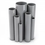UPVC Pipes  Modern Technology Nominal Pressure 17.2 Bar Size 2 inch Thickness 3.56 mm Gray Colour