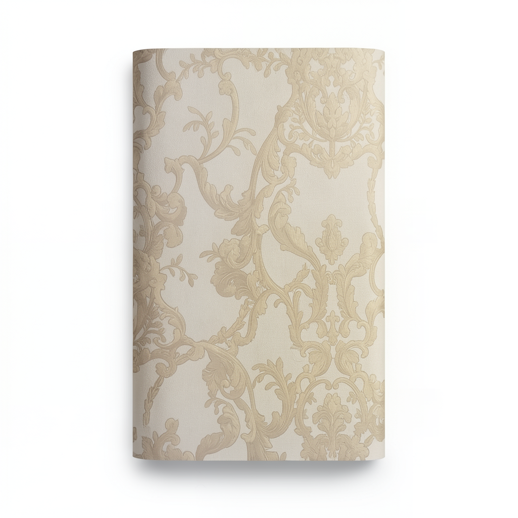 Classic Wall Covering Length 10m, Light Brown Color