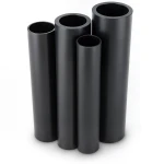 مواسير HDPE PE 100 ضغط 10 بار قطر 200 مم سمك 18.2 مم لون اسود