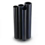HDPE Pipes PE 80 Pressure 10 Bar Outside Diameter 900 mm Thickness 66.1 mm Black