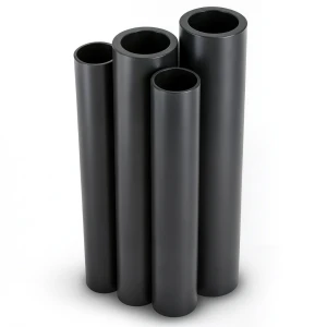 مواسير HDPE PE 80 ضغط 8 بار قطر 200 مم سمك 18.2 مم لون أسود