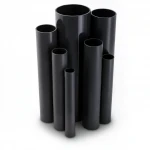 UPVC Pipes Modern Technology Nominal Pressure 6.9 Bar Size 3 inch Thickness 2.16 mm Black Colour
